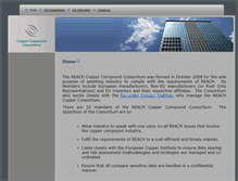 Tablet Screenshot of coppercompoundconsortium.eu
